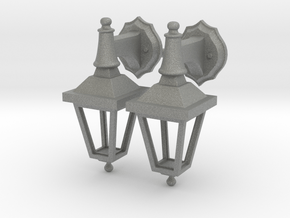 Street lamp 02. 1:24 scale  x2 Units in Gray PA12