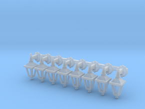 Street lamp 02. 1:72 scale  x8 Units in Smooth Fine Detail Plastic