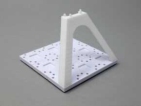 3D V Column Angle in White Natural Versatile Plastic