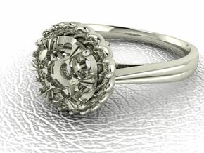 Grace illusion 3 NO STONES SUPPLIED in 14k White Gold