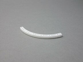 3D Curve Wall Joint in White Natural Versatile Plastic