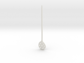 Openwork Pin from Near Driffield in White Natural Versatile Plastic