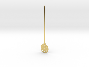 Openwork Pin from Near Driffield in Polished Brass