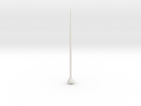Poly headed Pin from Carlton in White Natural Versatile Plastic