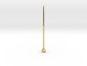 Poly headed Pin from Carlton in Polished Brass