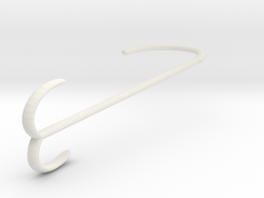 Shades Hanger in White Premium Versatile Plastic
