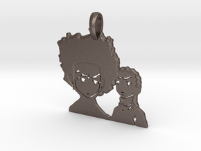 Huey & Riley (The Revolutionary, The Fundraiser) in Polished Bronzed-Silver Steel