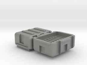 Micro SD Storage Hard Case in Gray PA12