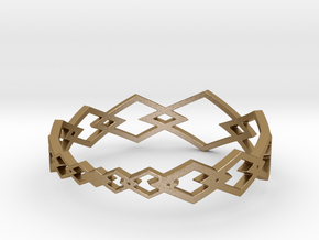 HERA - Bracelet III in Polished Gold Steel