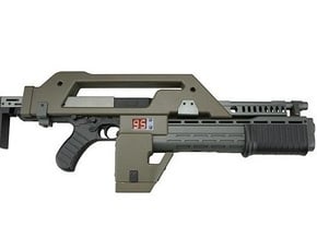 M41A Aliens Pulse Rifle 1/35 scale in Tan Fine Detail Plastic