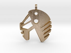 Air Bohrok Pendent in Polished Gold Steel