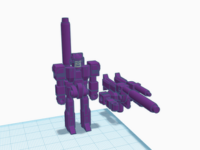 Dipstick RoGunner in Purple Processed Versatile Plastic: Large