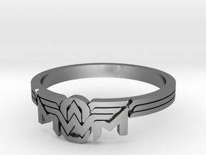 Wonder MOM Ring in Polished Silver: 6 / 51.5