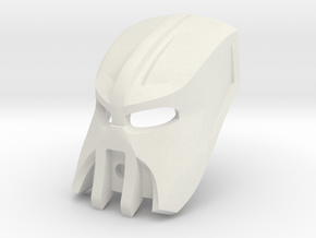 Noble Kanohi Volitak - Mask of Stealth in White Natural Versatile Plastic