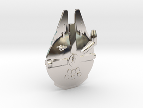 Millennium Falcon Tie Pin in Rhodium Plated Brass