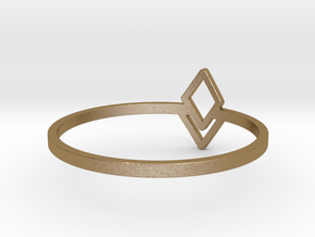 ATHENA - Bracelet in Polished Gold Steel: Extra Small