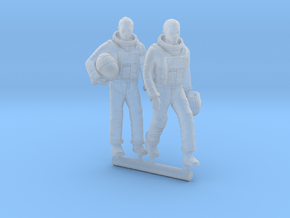 SPACE 2999 1/48 ASTRONAUTS NO HELMET in Tan Fine Detail Plastic