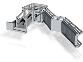 Digital-N Scale Tank Car loading Platform 1 Stairs in N Scale Tank Car loading Platform 1 Stairs Right