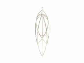 Mary Magdalene Pendant in Polished Silver