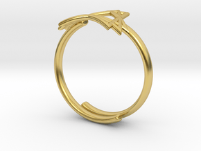 Sacred Creation Ring in Polished Brass: 7.75 / 55.875