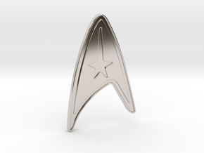 Star Trek Command Division Tie Pin in Platinum