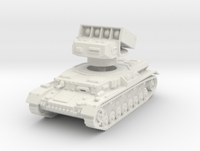 Panzer IV Raketenwerfer 1/100 in White Natural Versatile Plastic