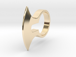 Axe Ring _ B in 14K Yellow Gold: 5 / 49