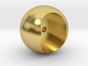 Ball Pommel in Polished Brass