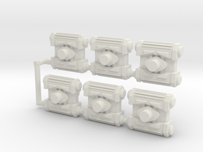 Rattrap Demo Charges (5mm/Siege Port) in White Natural Versatile Plastic: Medium