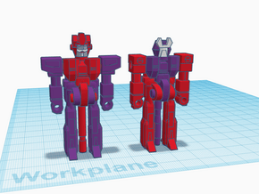 Alpha Trion and Nexus Prime RoGunners in Red Processed Versatile Plastic: Large