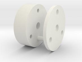 2 part spacer - Mount ESB (Hoth)  in White Natural Versatile Plastic