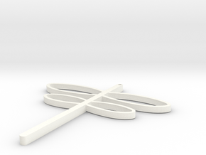 Tapirot Pendant in White Processed Versatile Plastic: Extra Small