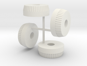 mount wheel (Bespin / Dagobah) in White Natural Versatile Plastic