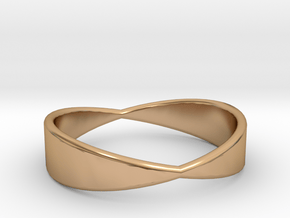 In and Out Ring in Polished Bronze: 7.5 / 55.5