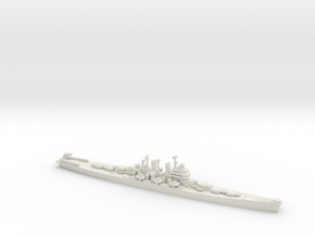 USS Worcester 1/1250 in White Natural Versatile Plastic