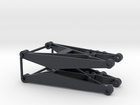 Team Associated RC10T 7355 Rear Suspension Arms in Black PA12