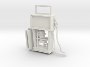Gas Pump 01.1:35 Scale in White Natural Versatile Plastic