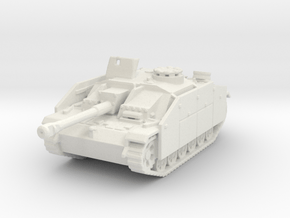 StuG III G early (schurzen) 1/144 in White Natural Versatile Plastic