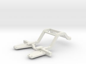 Rear Frame for RC Gremlin Drag Car  in White Natural Versatile Plastic