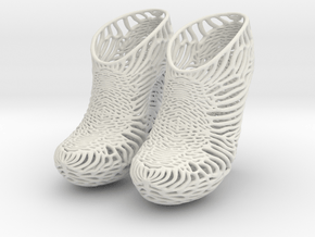 Mycelium Heel Shoes Women's US Size 10 in White Natural Versatile Plastic