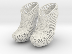 Mycelium Heel Shoes Women's US Size 10.5 in White Natural Versatile Plastic
