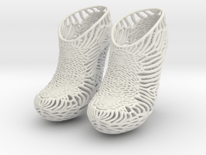 Mycelium Heel Shoes Women's US Size 11.5 in White Natural Versatile Plastic