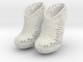 Mycelium Heel Shoes Women's US Size 12 in White Natural Versatile Plastic