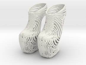 Mycelium Wedge Shoes Women's US Size 10 in White Natural Versatile Plastic