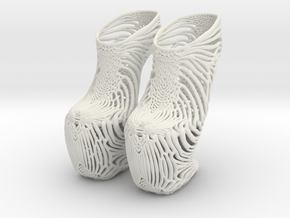 Mycelium Wedge Shoes Women's US Size 11 in White Natural Versatile Plastic