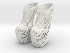 Mycelium Wedge Shoes Women's US Size 5 in White Natural Versatile Plastic