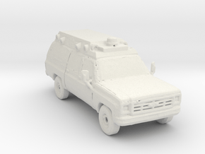1984 Ambulance 1:160 Scale in White Natural Versatile Plastic