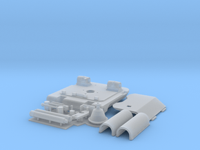 1:16 King Tiger rear turret hatch in Smooth Fine Detail Plastic