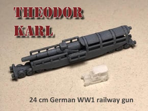 24 cm SK L/40 Theodor Karl 1/285 6mm in Tan Fine Detail Plastic