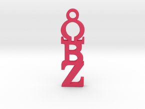 Cici OBZ Pendant ⛧ VIL ⛧ in Pink Processed Versatile Plastic